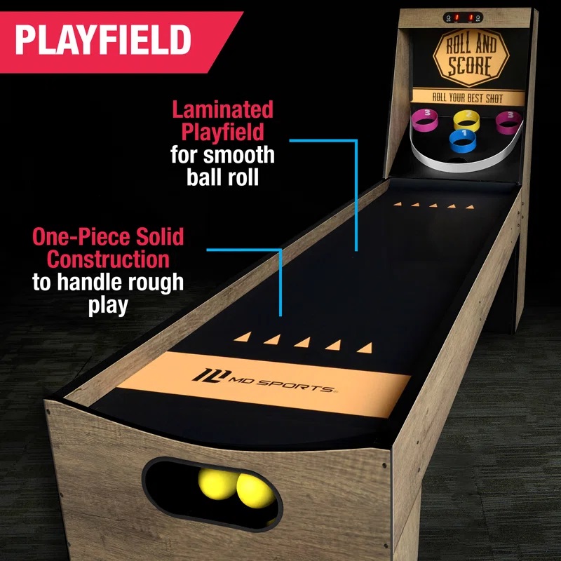 Juego de Arcade MD Sports con Sistema Electrónico de Puntuación y Retorno de Pelota